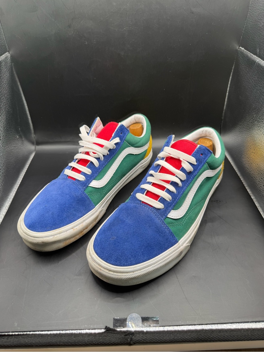Vans Old Skool Multicolor Colorblock Sneakers Men’s 9.5 Women’s 11